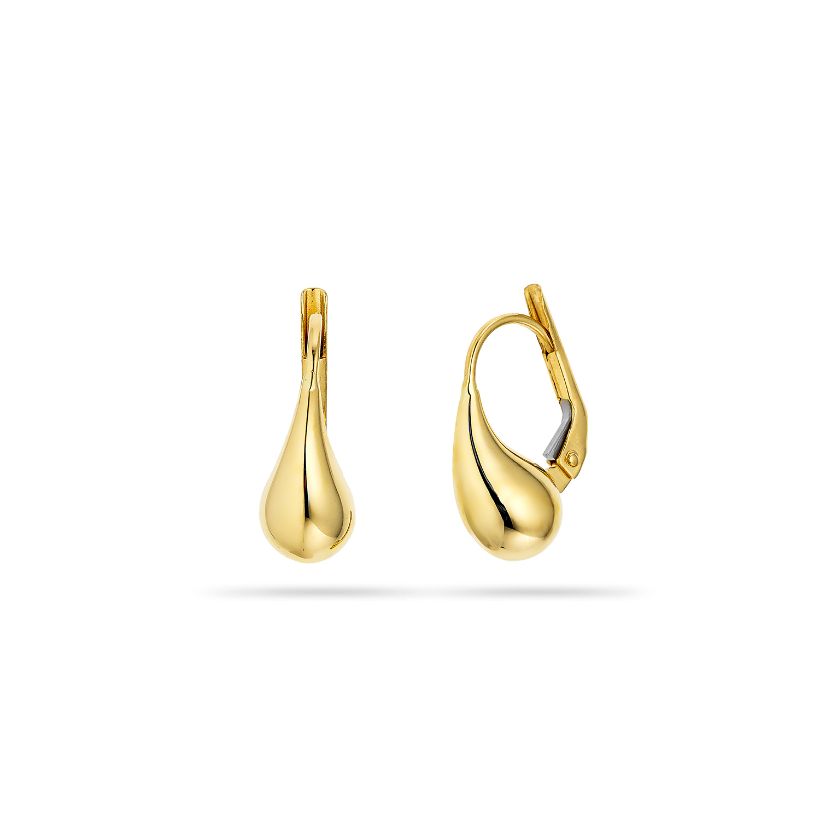 Σκουλαρίκια κρίκοι Aurum από χρυσό 18K