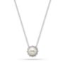 Κολιέ Pearls από επιροδιωμένο ασήμι 925° με freshwater pearl