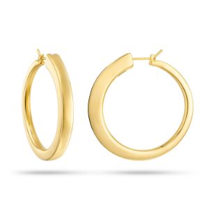 Εικόνα της Σκουλαρίκια κρίκοι Aurum από χρυσό 18K