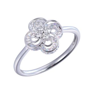 Δαχτυλίδι Diamonds από λευκό χρυσό 18K με διαμάντια μπριγιάν