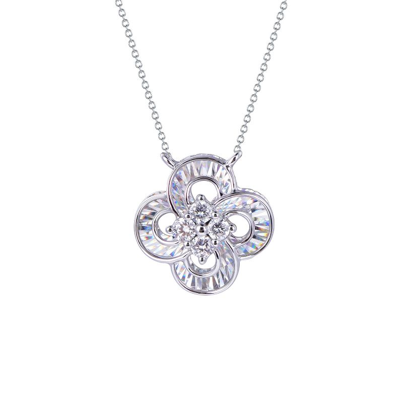 Κολιέ Diamonds από λευκό χρυσό 18K με διαμάντια μπριγιάν