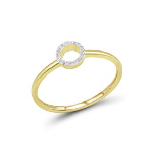 Δαχτυλίδι Diamonds  από χρυσό 18K με διαμάντια μπριγιάν