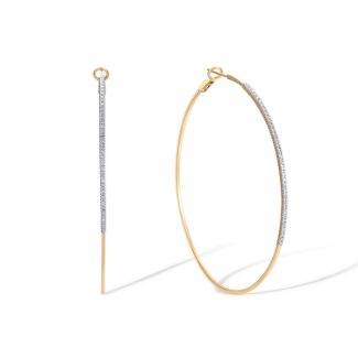 Σκουλαρίκια Diamonds από χρυσό 18K με διαμάντια μπριγιάν
