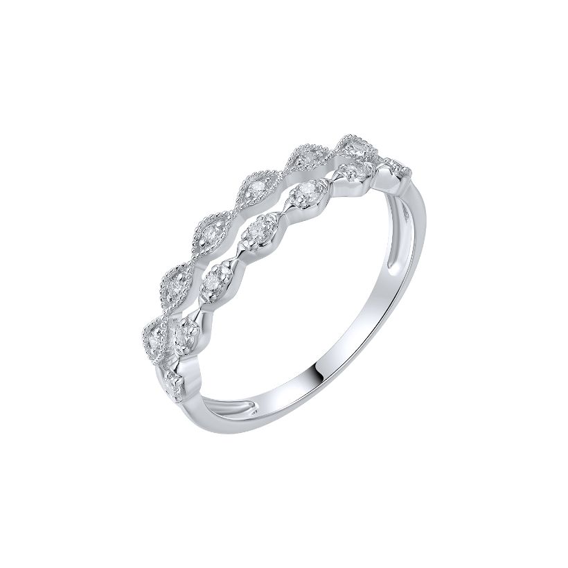 Δαχτυλίδι Diamonds από λευκό χρυσό 18K