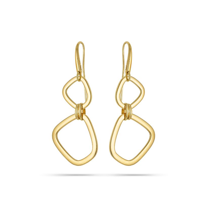 Σκουλαρίκια Aurum από χρυσό 18K