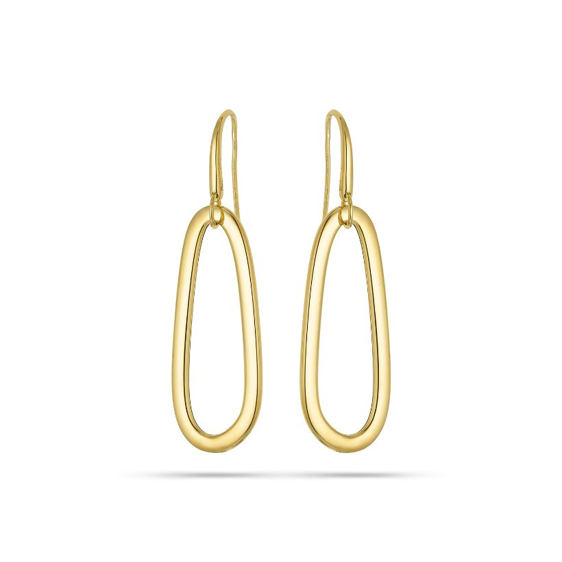 Σκουλαρίκια Aurum από χρυσό 18K