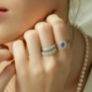 Δαχτυλίδι Diamonds από λευκό χρυσό 18K και διαμάντια μπριγιάν